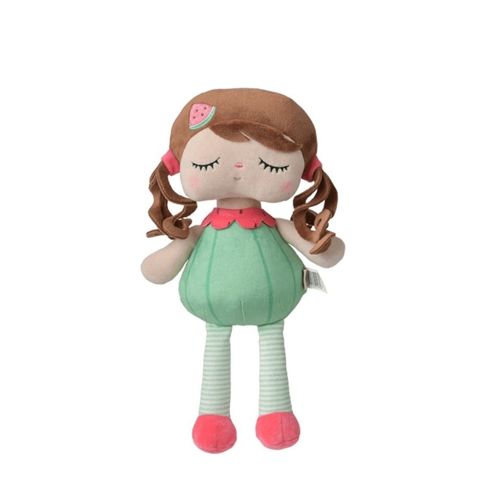 Boneca Mini Angela Frutas Melancia 20Cm - Metoo