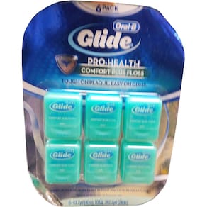 Floss Glide Comfort Plus, 6 unidades, 264,4 m, Total Braun
