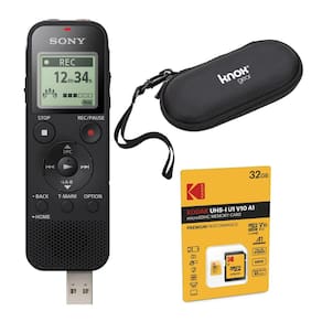 Gravador de voz Sony ICD-PX470 Stereo Digital com 32GB microSD