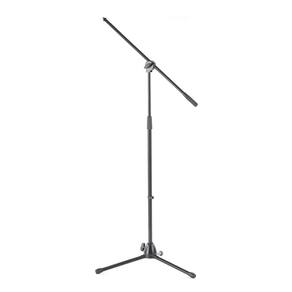Pedestal Microfone Aço Telescópico Preto Aweda AMS-3115B