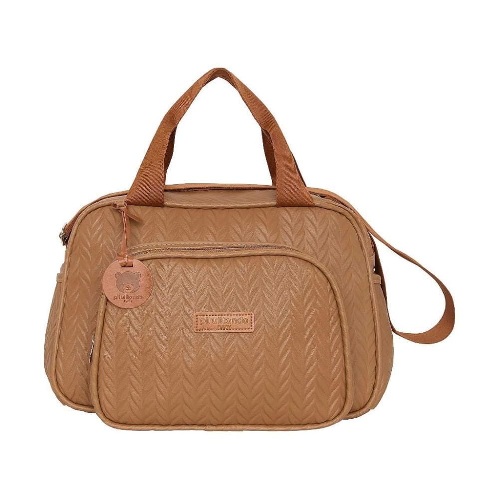 Bolsa de Maternidade Pirulitando Baby Média Refúgio Marrom