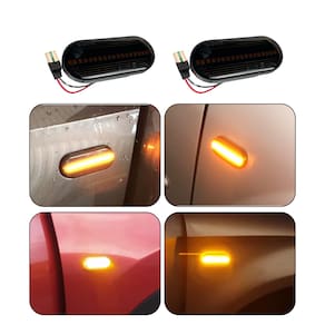 Led lateral 12V Sequencial Preto Oroch DusterTwingoFume
