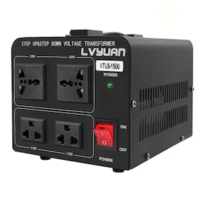 Conversor de transformador de tensão Yinleader 1500W 110V/220V