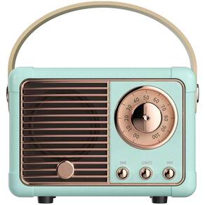 Alto-falante Bluetooth Baolira Vintage Retro Mini Blue