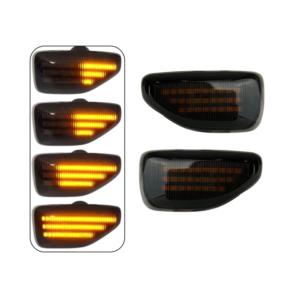 Pisca Led Lateral 12V Preto Amare Renault Iconic Zen Intense