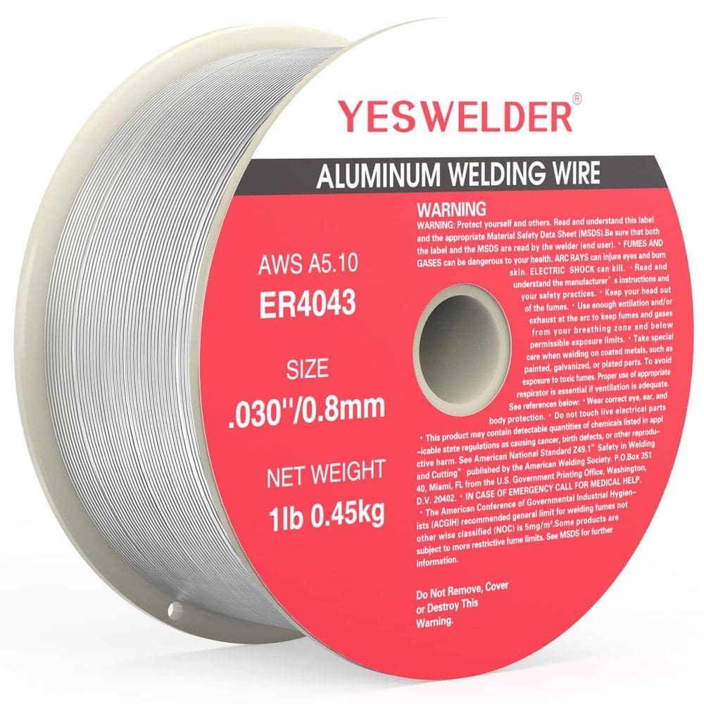 Fio de solda YESWELDER Silicon Aluminium ER4043 0,8 mm 0,45 kg