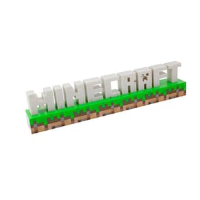 Bateria Logo Light Paladone Minecraft/USB 2 modos de luz
