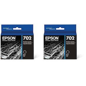 Cartucho de tinta Epson T702 DuraBrite Ultra Black (pacote com 2)