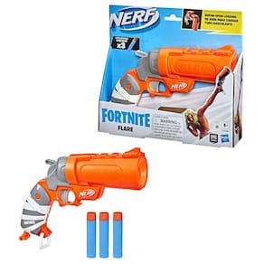 Blaster Nerf Fortnite Flare com 3 Mega-Dardos AccuStrike
