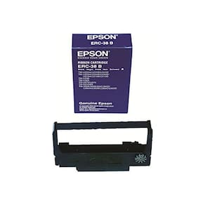 Fita de tinta Epson ERC-38B-CASE preta para TM-U220, TM-U210 (x10)