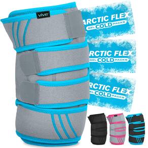 Cinta de compressão Knee Ice Pack Wrap Vive Cold/Hot Gel