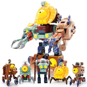 Conjunto de bonecos de ação Maikerry Plants vs Zombies BOSS Robot