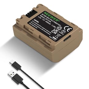 Bateria de substituição Neewer NP-FZ100 2400mAh para câmeras Sony