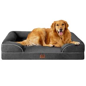 Cama ortopédica para cães EHEYCIGA Waterproof Memory Foam Large