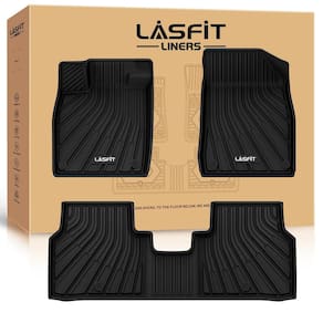Tapetes de chão LASFIT Volkswagen ID.4 2021-2025 TPE impermeáveis