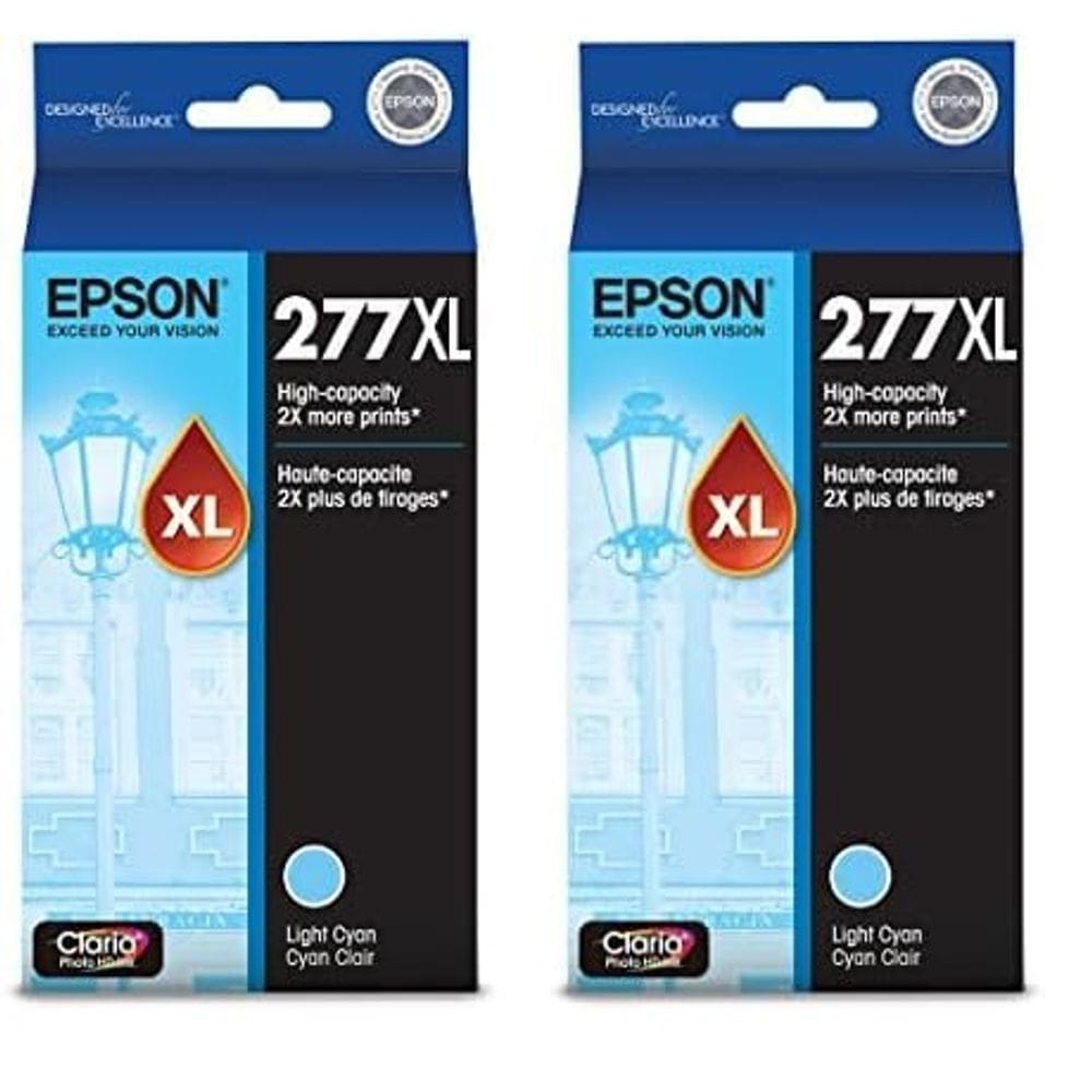Cartucho de tinta Epson T277 Claria Photo HD de alta capacidade ciano claro