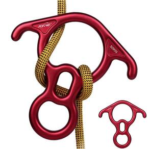 Dispositivo Rescue Figure 8 Descender Belay 50KN AOKWIT Alumínio