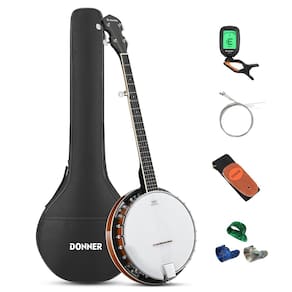 Banjo Donner DBJ-200 Banjolele de tenor de 5 cordas em tamanho real