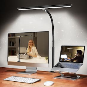 Lâmpada de mesa Airlonv LED para escritório e casa Stepless Dimming 10W