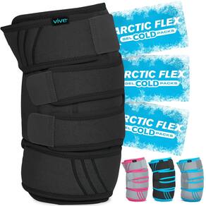 Cinta de compressão Knee Ice Pack Wrap Vive Cold/Hot Gel