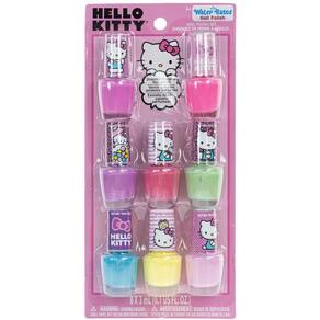 Conjunto de esmaltes Townley Girl Hello Kitty, pacote com 8 para meninas, 3 ou mais
