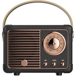 Alto-falante Bluetooth Baolira Retro Mini com som cristalino