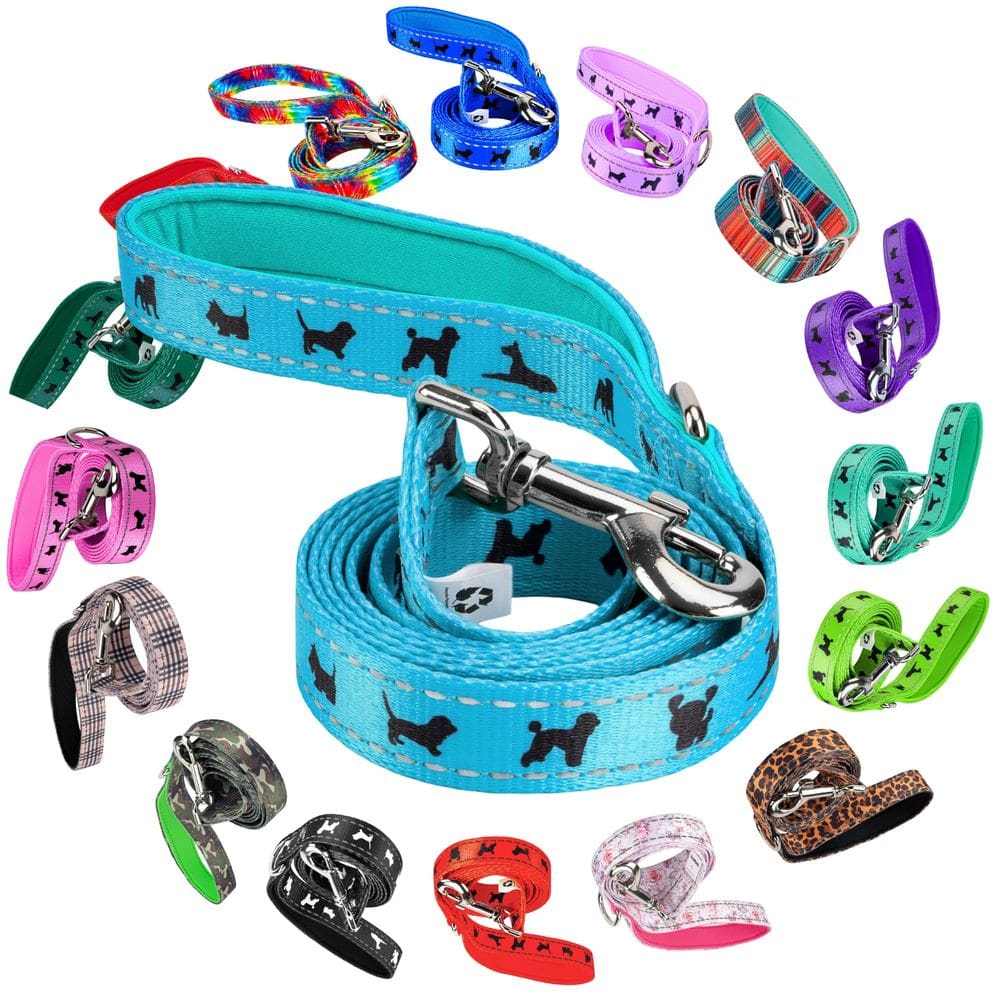 Coleira para cães EcoBark Soft & Reflective Comfort Training Blue