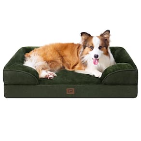 Cama ortopédica para cães EHEYCIGA Waterproof Memory Foam Large