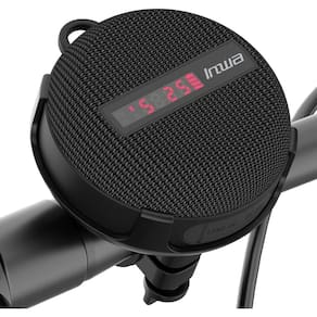 Alto-falante Bluetooth Inwa Portable para bicicleta com display de velocidade