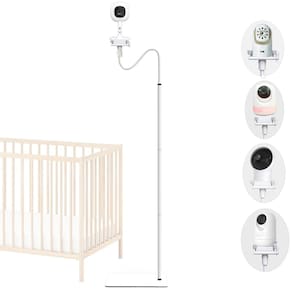 Suporte de chão para monitor de bebê JAMYOK Nanit Pro e Flex Stand/Infant DXR 8 e DXR-8 Pro/Momcozy/Eufy/Philips Avent/Babysense 5.5 Max View