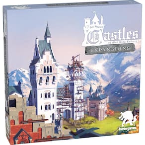 Jogo de tabuleiro de estratégia Bezier Games Castles of Mad King Ludwig