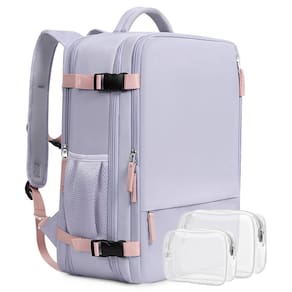 Mochila de viagem Beraliy para mulheres de 17,3 polegadas com bolso para laptop