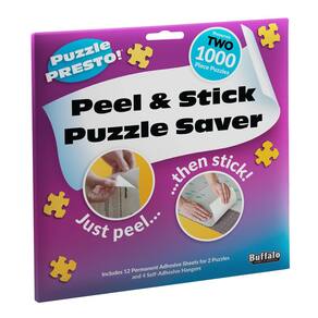 (Pacote com 2) Puzzle Presto! Jogos Peel & Stick Puzzle Saver Buffalo