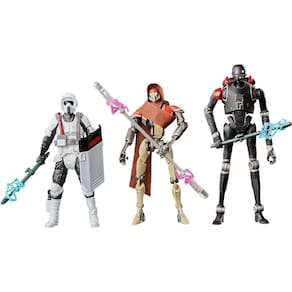 Boneco de ação STAR WARS Jedi Survivor 9,5 cm, pacote com 3
