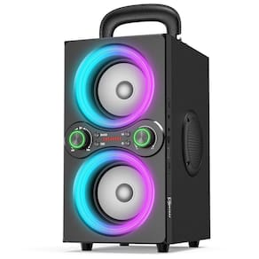 Alto-falante Bluetooth Typess 80W Wireless TWS com subwoofer