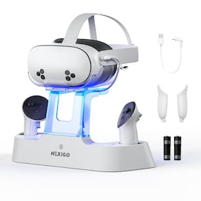 Base de carregamento NexiGo para Meta Quest 3 e 3S com luz LED