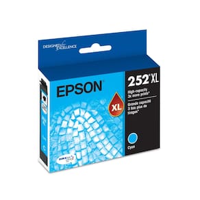 Cartucho de tinta Epson 252 DuraBrite de Ultra Alta Capacidade Ciano