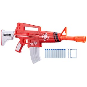 Blaster Nerf Fortnite Insightful motorizado com 10 dardos Elite