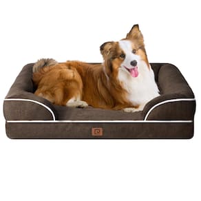 Cama ortopédica para cães EHEYCIGA Waterproof Memory Foam Large
