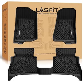 Tapetes de chão LASFIT para Jeep Wrangler Unlimited 4XE 2021-2025