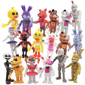 Figuras de jogo Action Figure Toy Minaso, 18 peças com juntas móveis