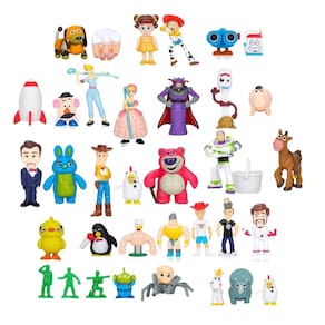 Estatuetas Toy Anime Story NLIEOPDA, pacote com 36, Woody Buzz, 3-7 cm