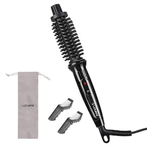 Escova de modelagem de cabelo LOVANI Mini Travel, cerâmica de 3/4 polegadas