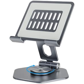 Suporte para tablet SOJUNER Swivel com base giratória 360, cinza