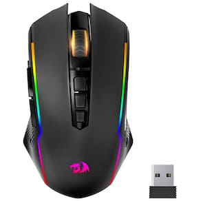 Mouse sem fio para jogos Redragon M910-WS 8000 DPI RGB Branco