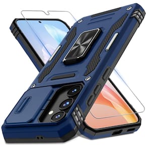 Capa de telefone DEERLAMN para Samsung Galaxy S24 FE com protetor de tela