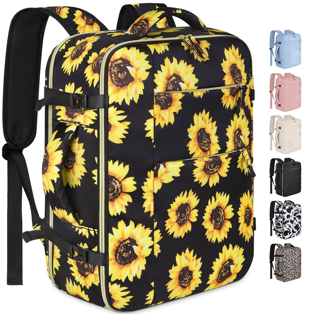 Mochila de viagem Capolo impermeável para mulheres e homens para laptop de 17"