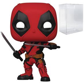 Boneco de vinil POP Marvel Deadpool & Wolverine Movie 9,5 cm