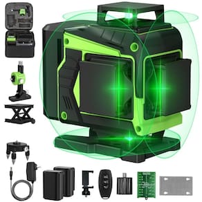 Nível de laser de linha ENRIPRT 16 360° com autonivelamento com 2 baterias
