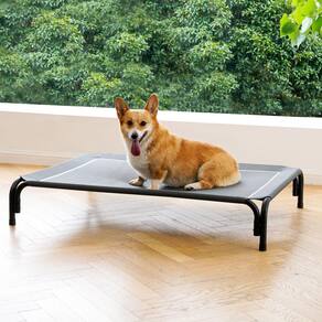 Cama elevada para cães DOPEDIO para cães médios com malha de resfriamento
